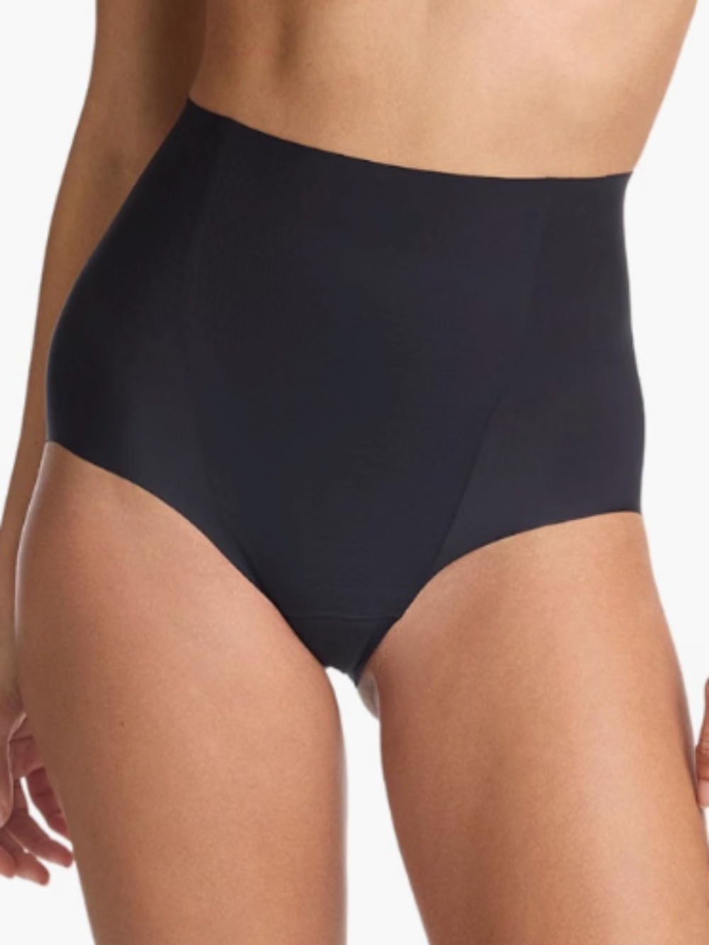 Commando Women's Zone Smoothing Brief High Waist Black Size M 12452